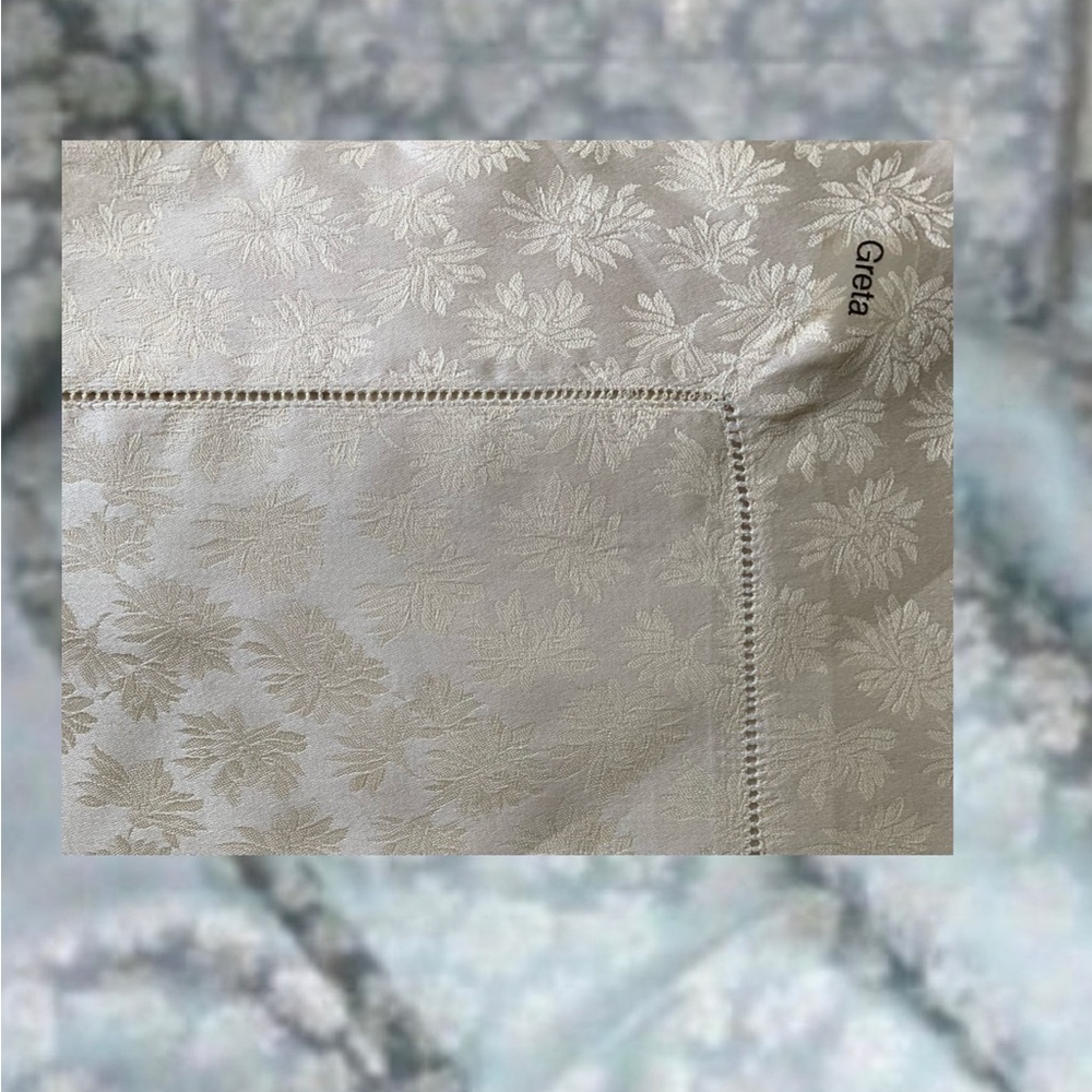 Sferra Greta Ivory boudoir 600 tc New Egyptian Cotton sateen